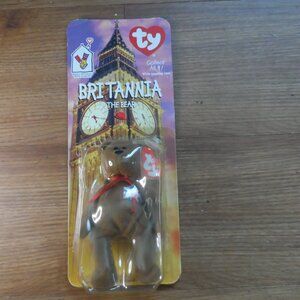 1999 TY McDonald's Teenie Beanie Baby "Britannia The Bear"